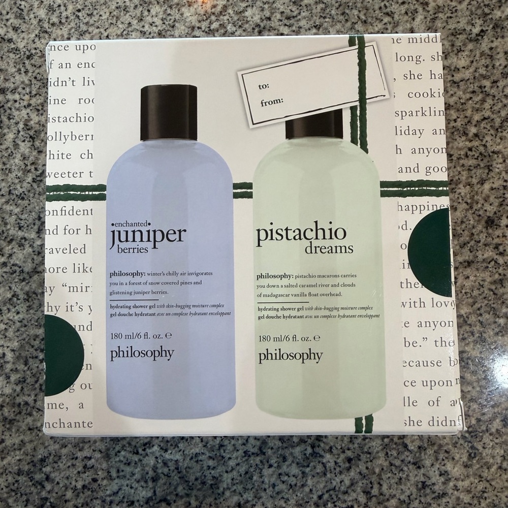 Philosophy -- Juniper and Pistachio Set